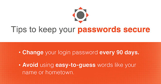 Tips to keep your passwords secure