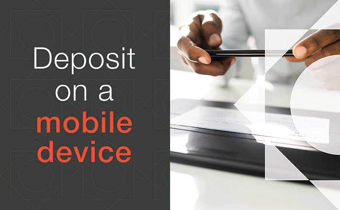 Deposit on a mobile device